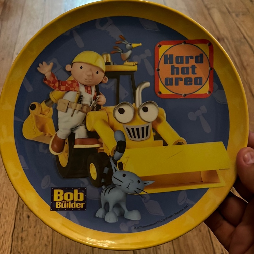 Bob the Builder plate